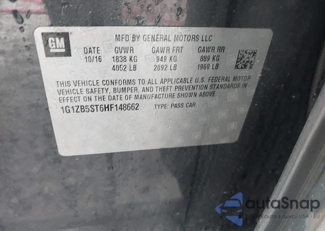 1G1ZB5ST6HF148662: 44120533