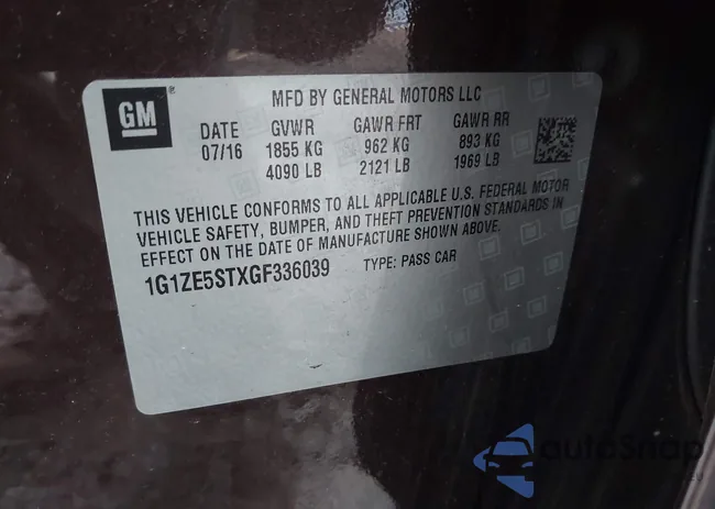 1G1ZE5STXGF336039: 44120545