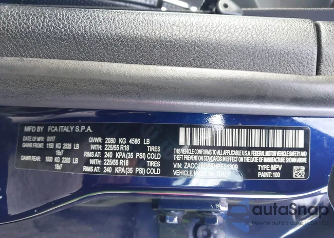 ZACCJBDB3HPF01309: 44120576