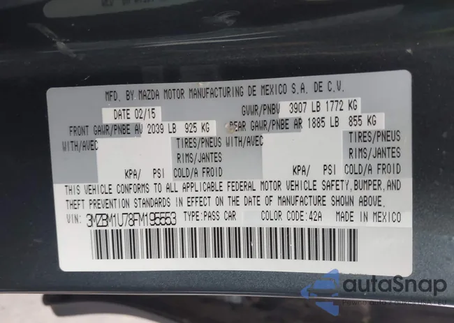 3MZBM1U78FM195553: 44120682