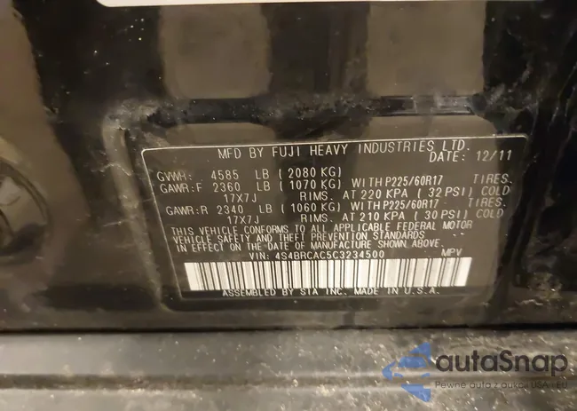 4S4BRCAC5C3234500: 44120704