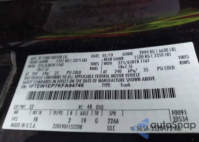 1FTEW1EP7KFA94748: 44120717