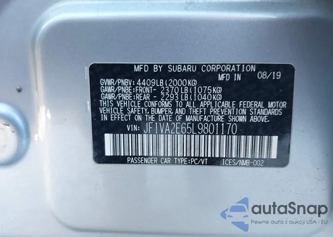 JF1VA2E65L9801170: 44120813
