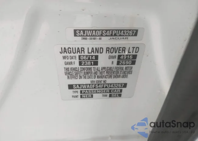 SAJWA0FS4FPU43267: 44120844