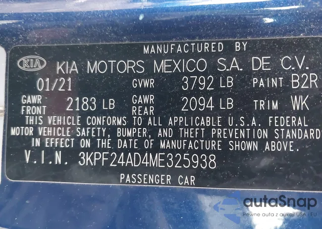 3KPF24AD4ME325938: 44120849