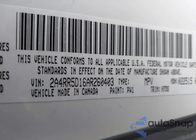 2A4RR5D16AR260403: 44120915