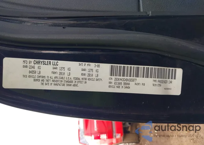 2B3KA43GX8H265877: 44120916