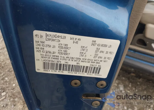 1J4GK58K56W113874: 44120944