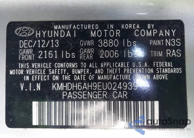 KMHDH6AH9EU024939: 44120986