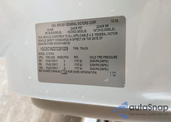 1GCEC19Z27Z201229: 44120187