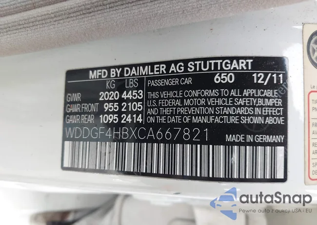 WDDGF4HBXCA667821: 44120189