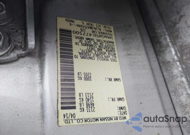 1N4AA5AP5EC477500: 44120201