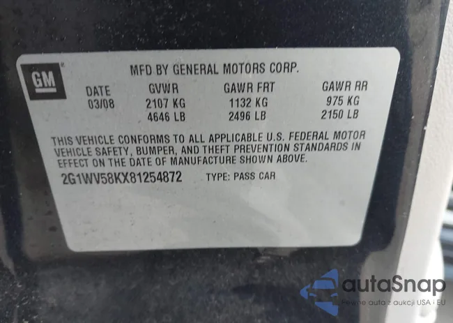 2G1WV58KX81254872: 44120286