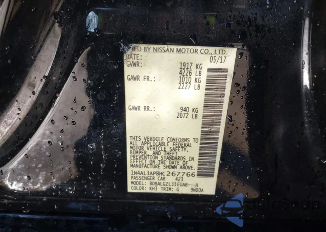 1N4AL3AP8HC267766: 44120424