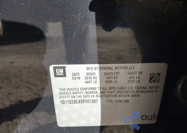 1G11C5SLXEF261097: 44120437