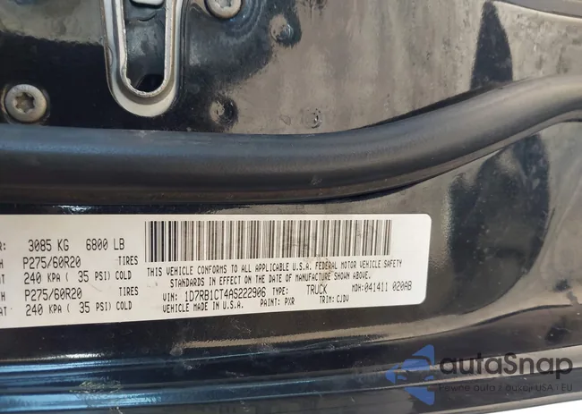 1D7RB1CT4AS222906: 44120452