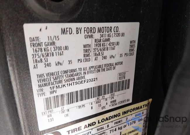 1FMJK1HT5GEF23221: 44120456