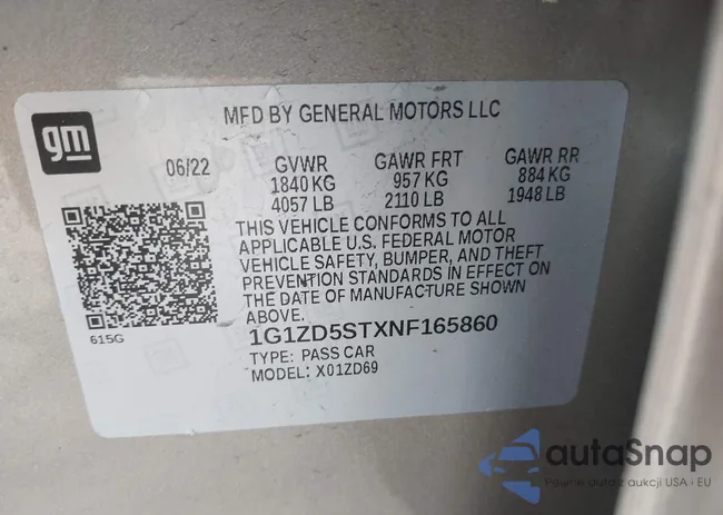 1G1ZD5STXNF165860: 44121520