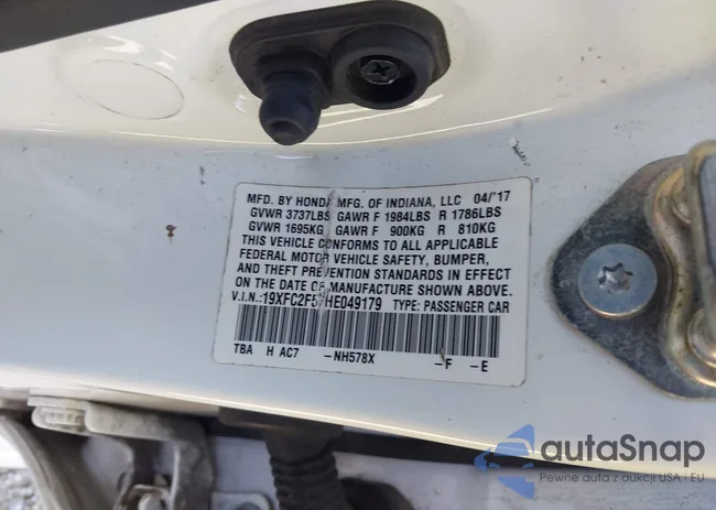 19XFC2F57HE049179: 44121524