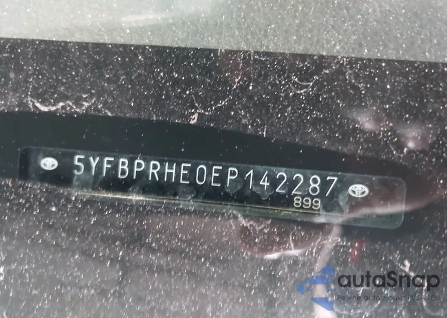 5YFBPRHE0EP142287: 44121635