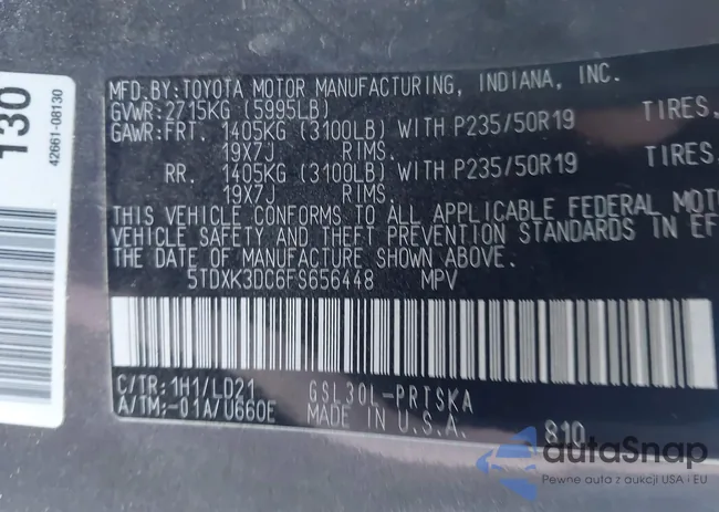 5TDXK3DC6FS656448: 44121679