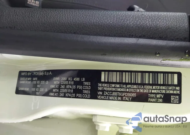 ZACCJBBT6GPD56065: 44121750