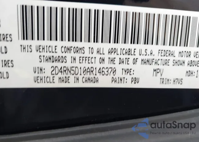 2D4RN5D10AR146370: 44121844