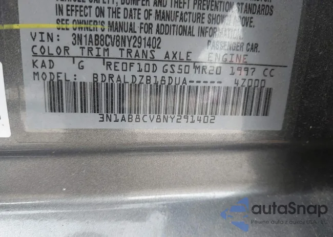 3N1AB8CV8NY291402: 44121988