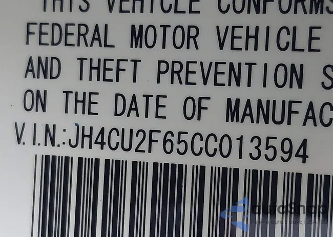 JH4CU2F65CC013594: 44121358