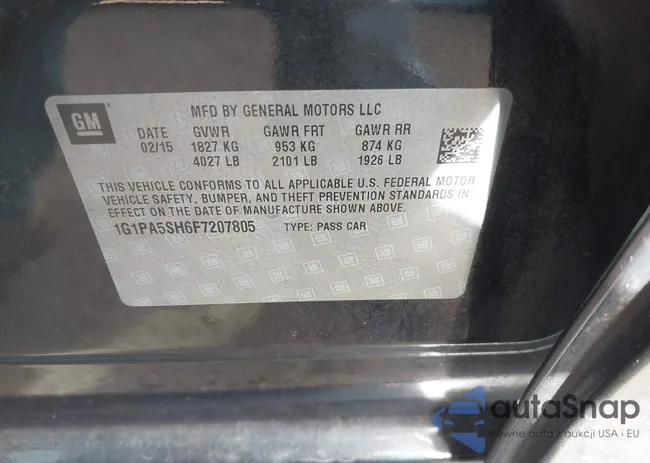 1G1PA5SH6F7207805: 44122541