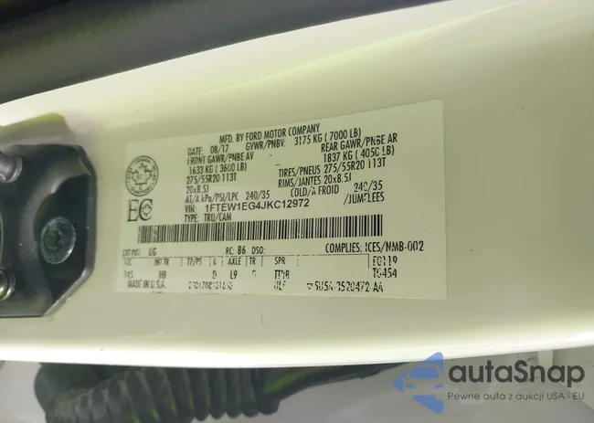 1FTEW1EG4JKC12972: 44122709