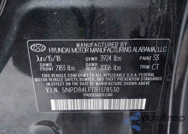 5NPD84LF1JH378530: 44122768