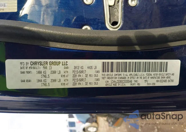 1C4NJCEB5ED535548: 44122932