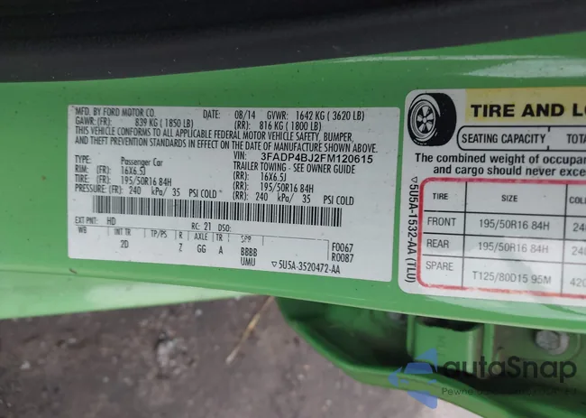 3FADP4BJ2FM120615: 44123010