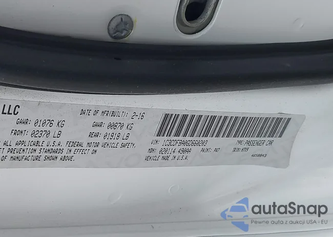 1C3CDFBA0GD660203: 44123029