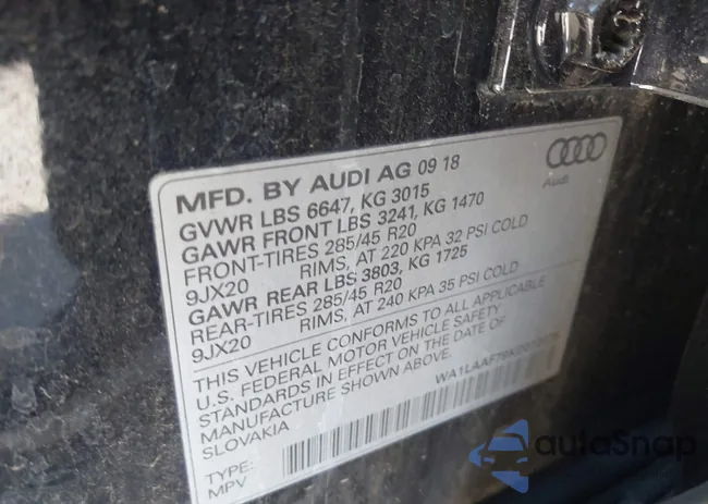 WA1LAAF79KD012075: 44123049