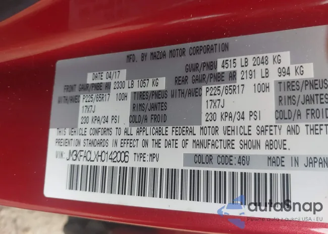 JM3KFACLXH0142006: 44122180