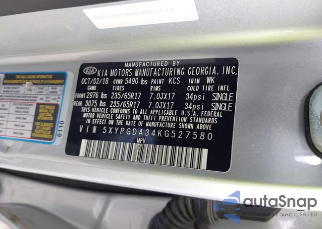 5XYPGDA34KG527580: 44122202