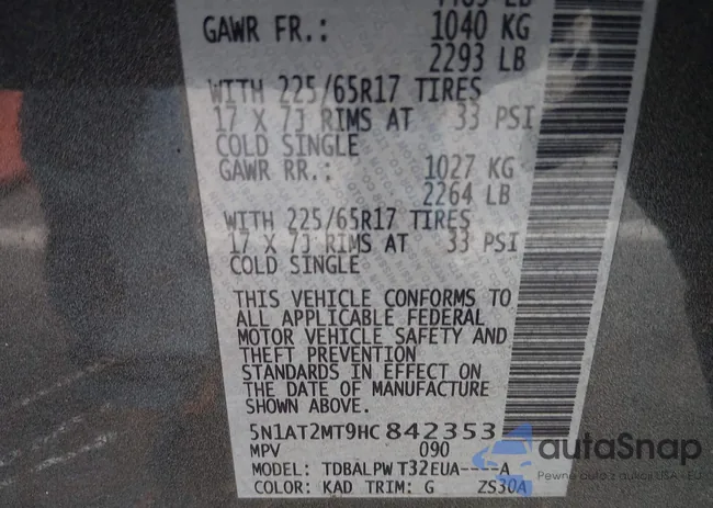 5N1AT2MT9HC842353: 44122282