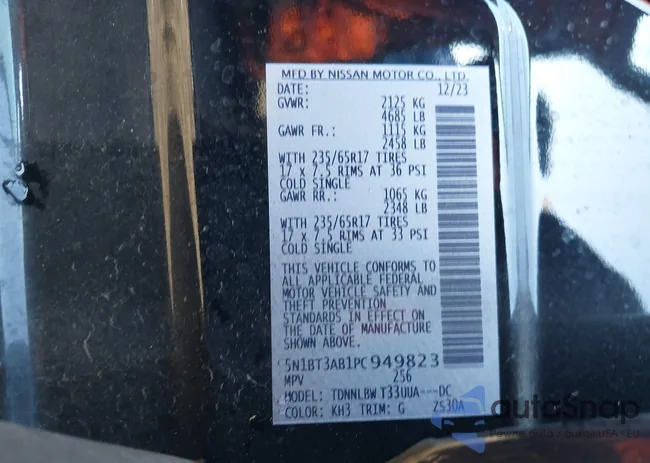 5N1BT3AB1PC949823: 44122379