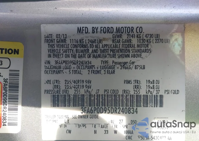 3FA6P0D95DR240834: 44122473