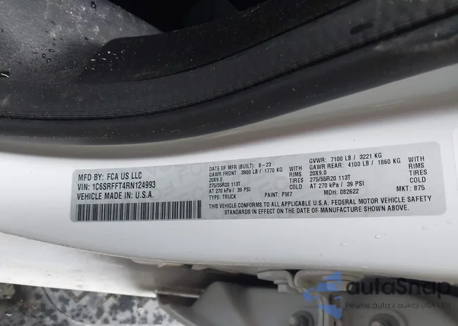 1C6SRFFT4RN124993: 44123556