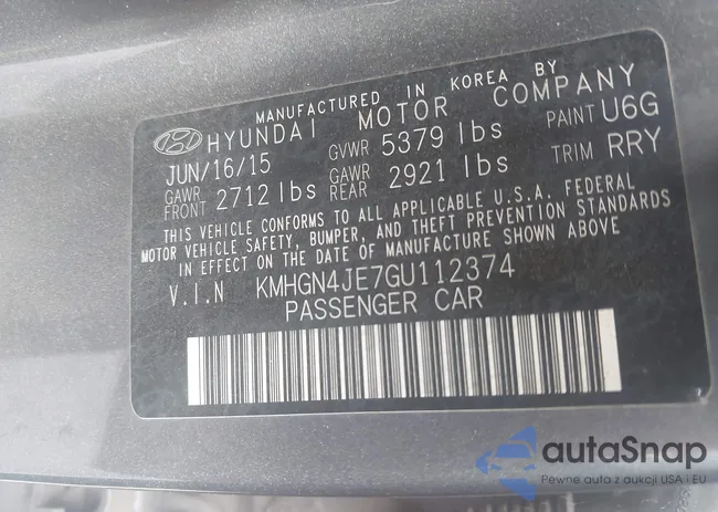 KMHGN4JE7GU112374: 44123580