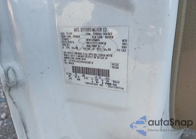 1FTPX14535NA43814: 44123760