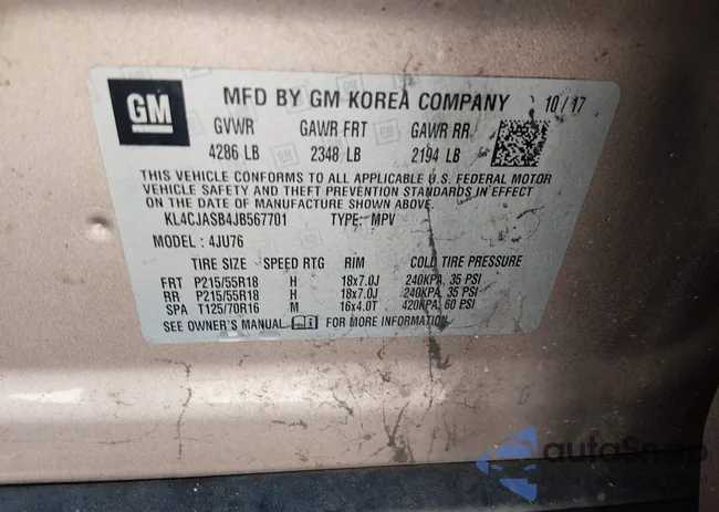 KL4CJASB4JB567701: 44123768