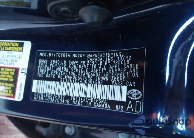 2T1BU4EE4DC964993: 44123771