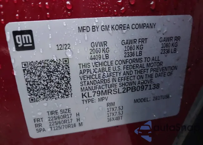 KL79MRSL2PB097138: 44123785