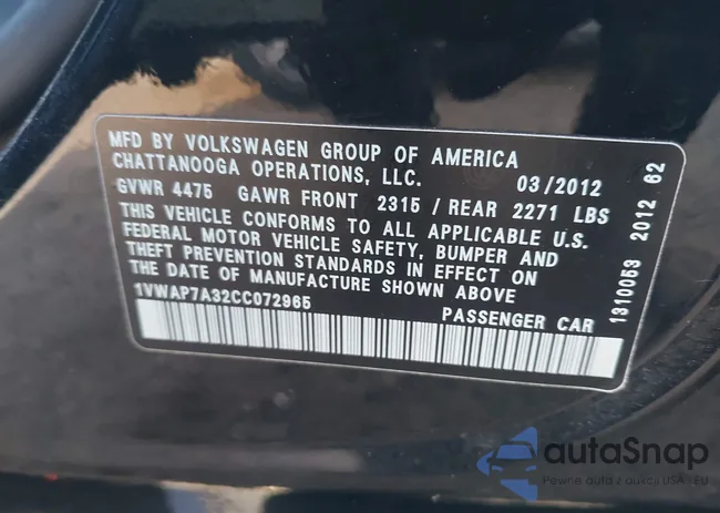 1VWAP7A32CC072965: 44123887