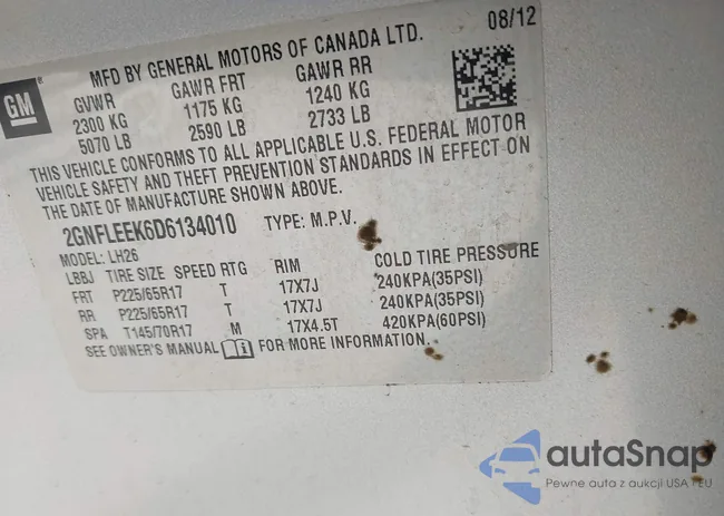 2GNFLEEK6D6134010: 44123919