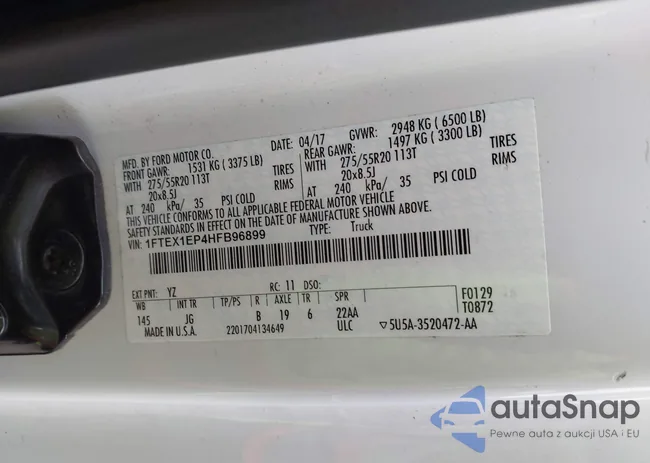 1FTEX1EP4HFB96899: 44123993